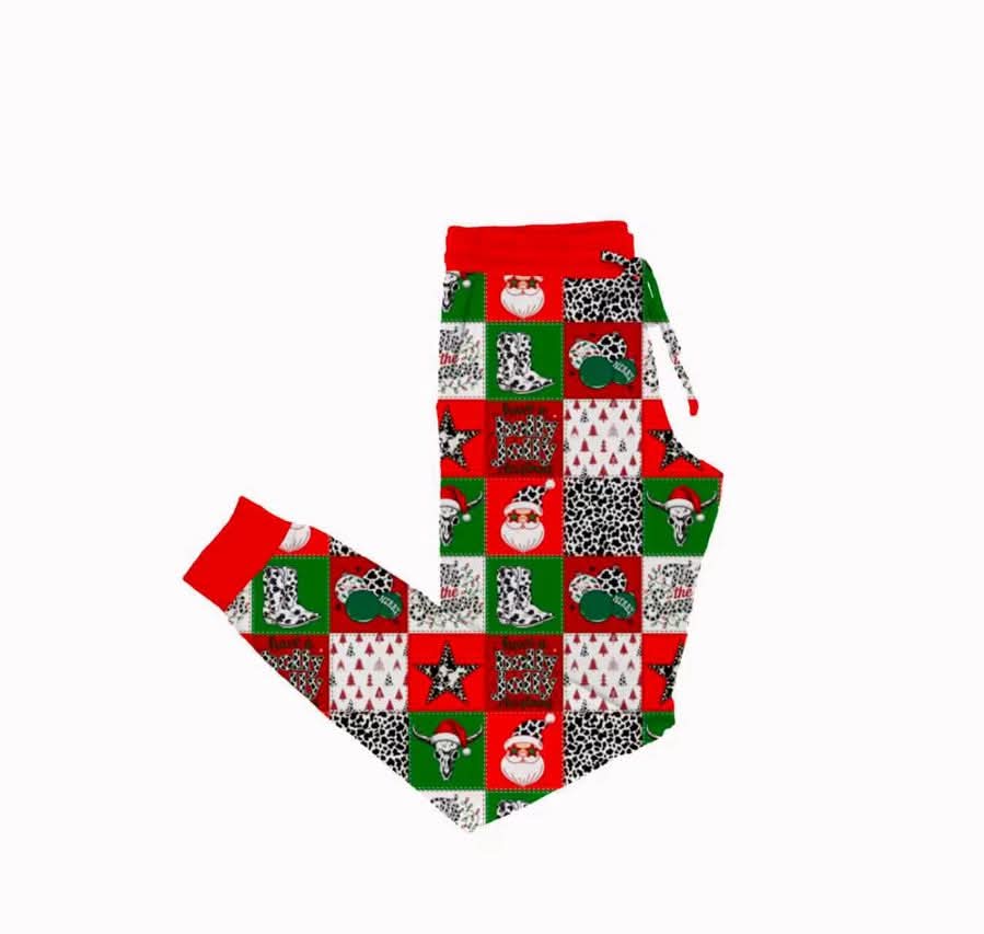 Cozy co Christmas adult joggers