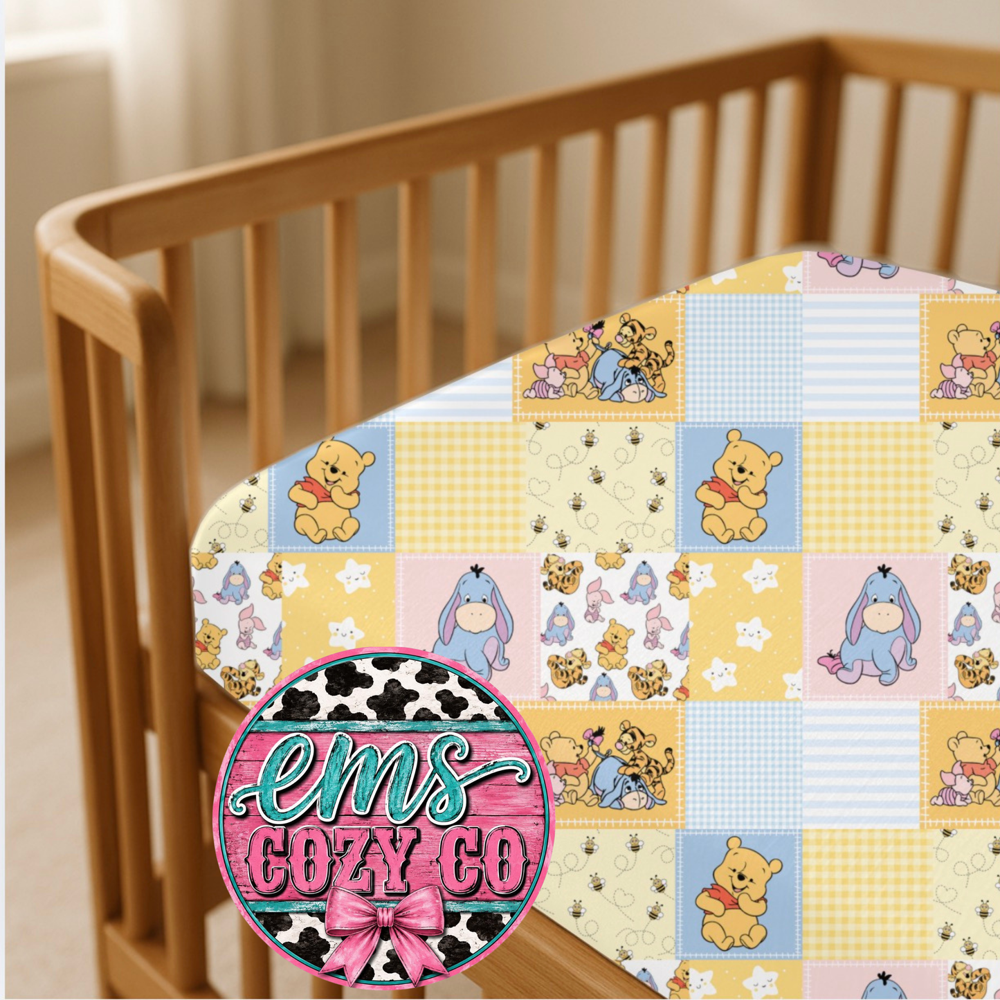 Winnie Patchwork Bamboo Sheets