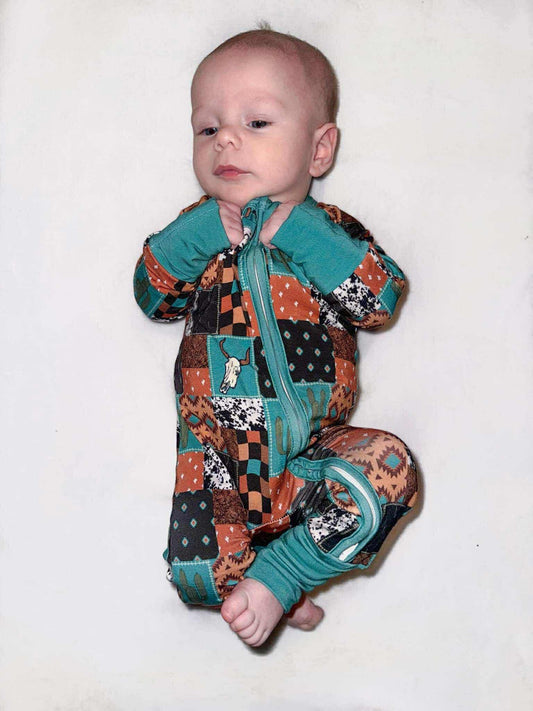 Western Patchwork Zippy